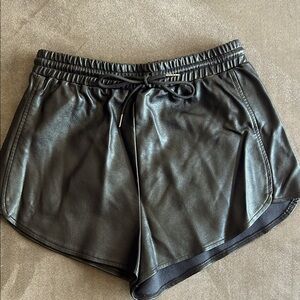 Faux Leather Shorts (Revolve)